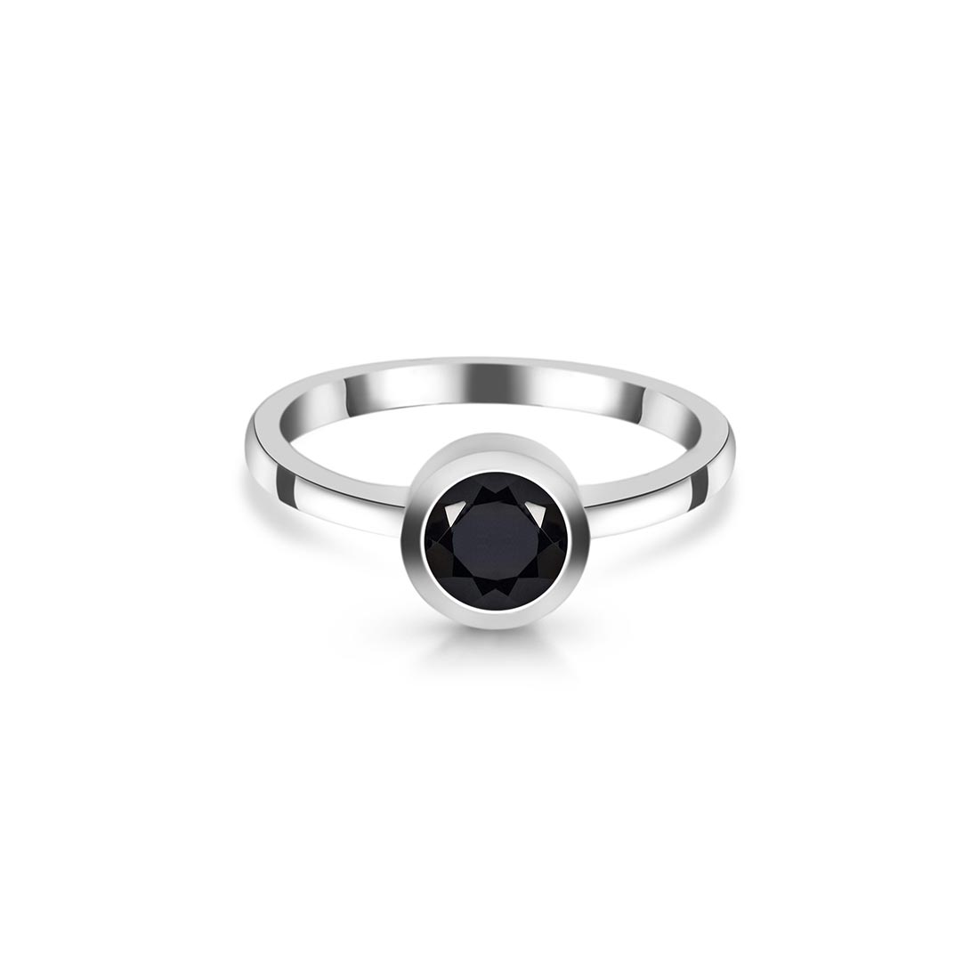 Premium Black Tourmaline Protection Ring - BLS-SR-237