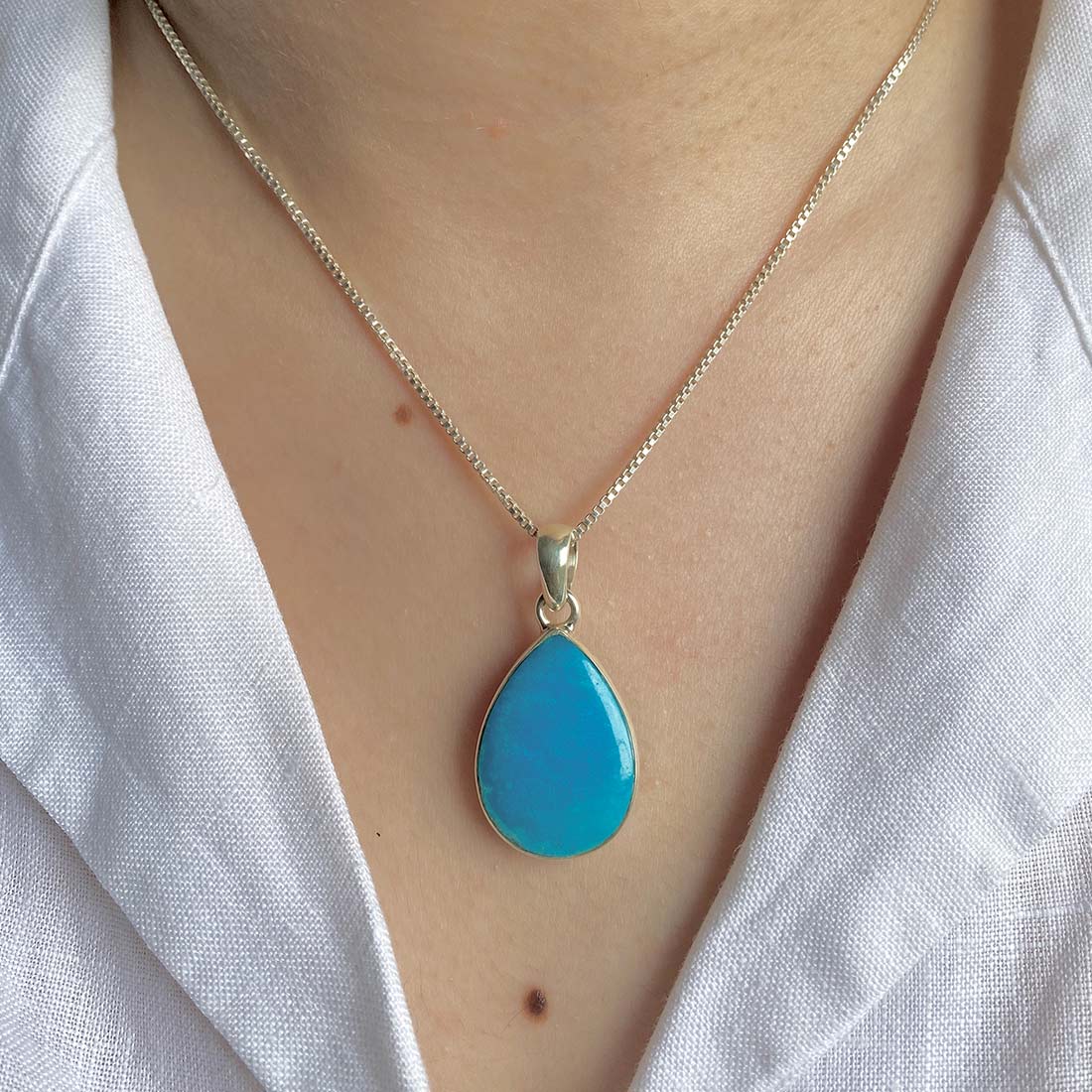 Premium Turquoise Statement Pendant - TRQ-P-30