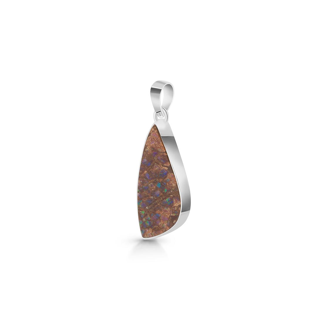 Premium Ammolite Pendant - AML-P-8 | Elegant Statement Jewelry