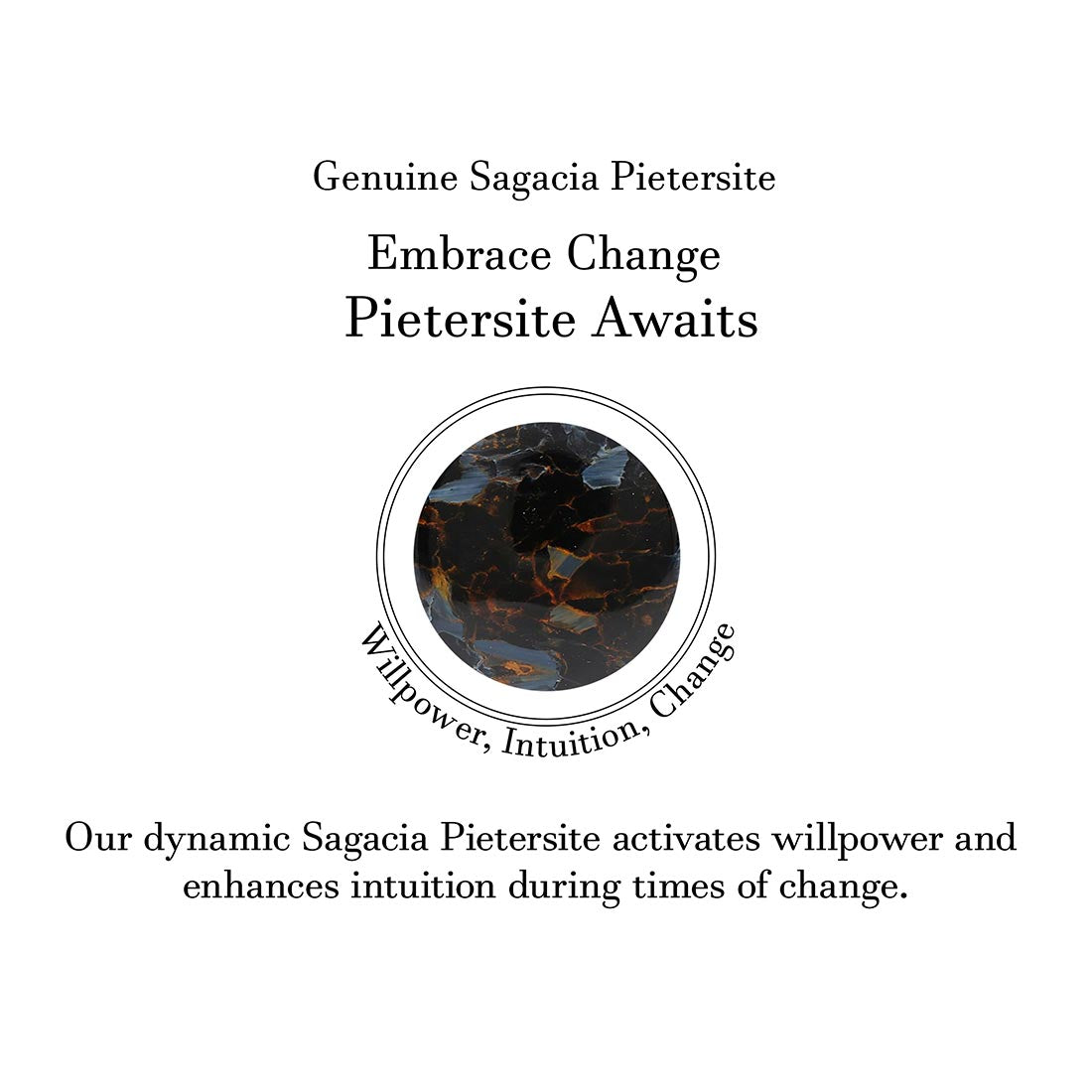 Premium Statement Pietersite Pendant - PIT-P-18