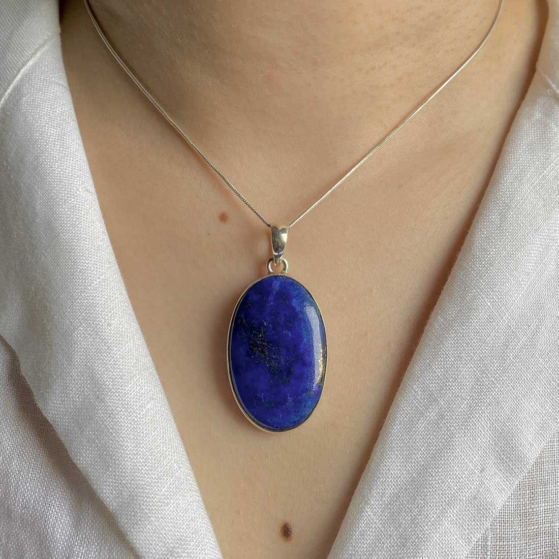 Premium Lapis Statement Pendant - LLP-P-10