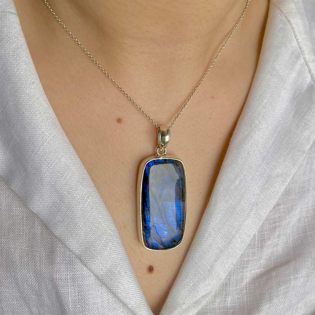 Premium Labradorite Transformation Pendant - Sagacia Jewelry