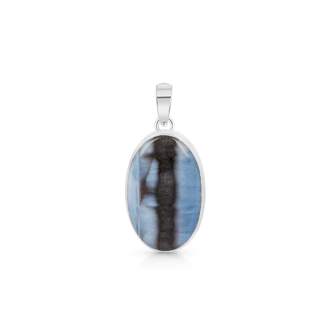 Premium Blue Opal Pendant - Ultimate Elegance (BLO-P-10)