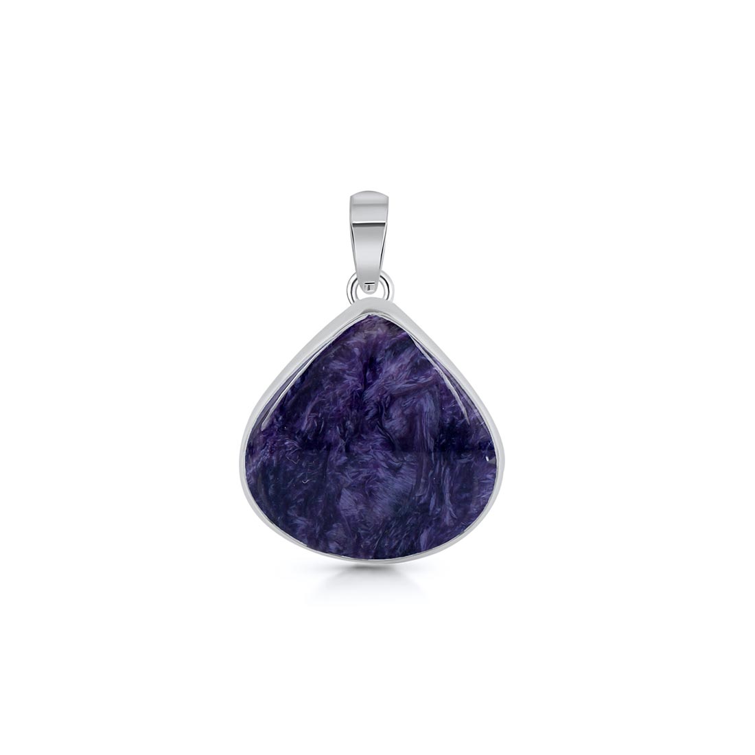 Premium Charoite Pendant - Elegant Purple Stone Jewelry (CHR-P-36)