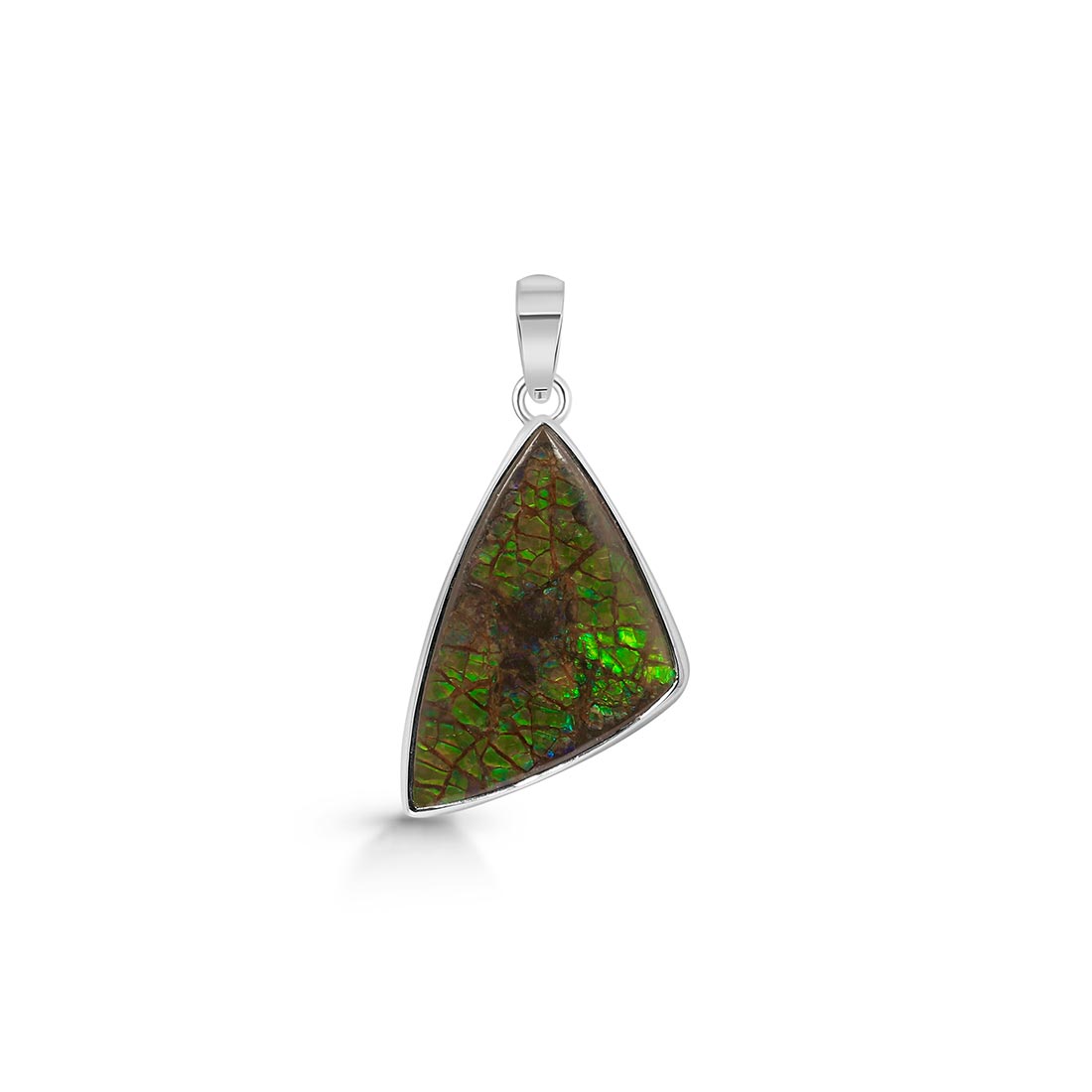 Premium Ammolite Pendant - AML-P-27 | Elegant Statement Jewelry