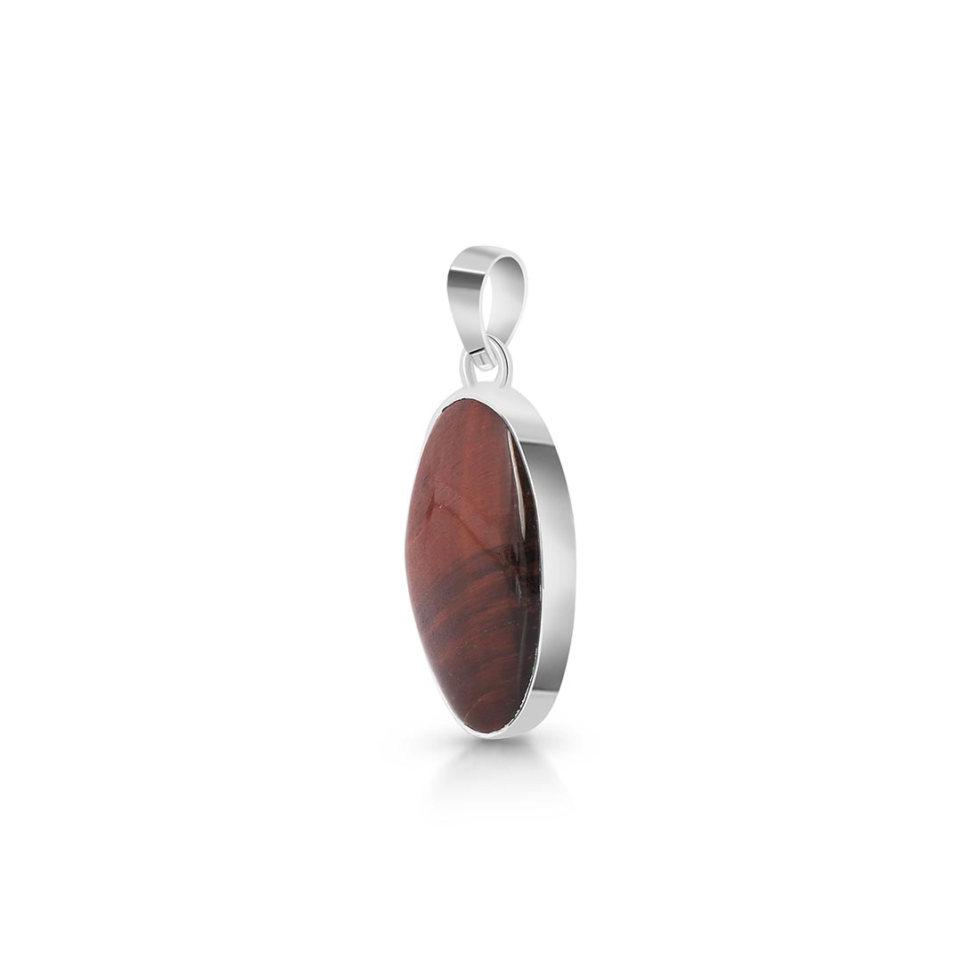 Premium Red Tiger Eye Pendant - Authentic Sagacia Statement Jewelry