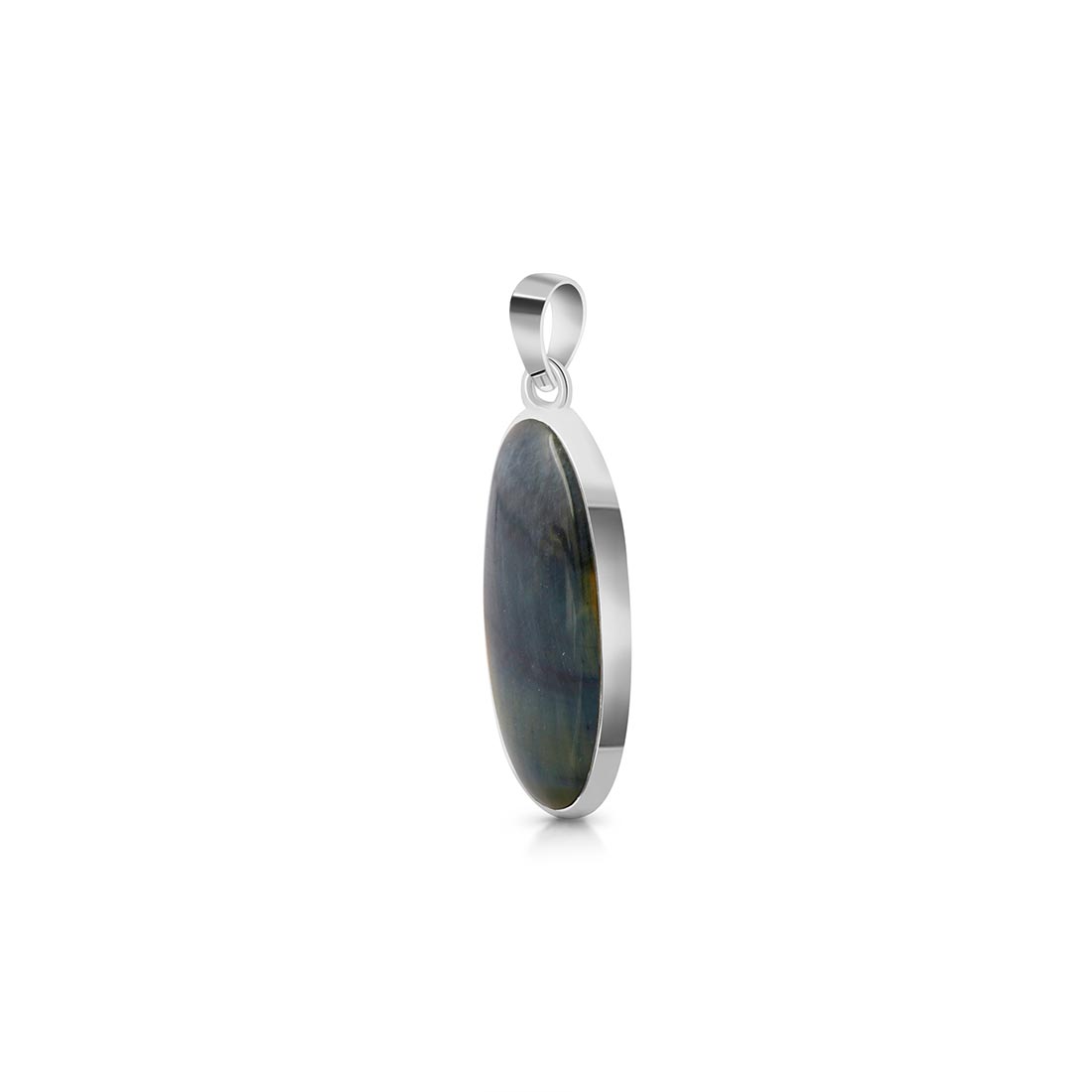 Premium Blue Tiger Eye Pendant - Ultimate Statement Jewelry