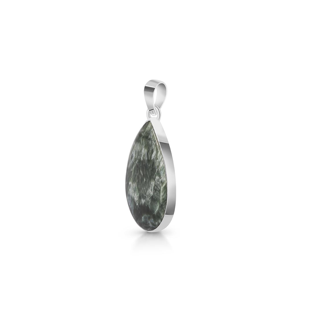 Premium Seraphinite Pendant - Ultimate Elegance (SER-P-7)