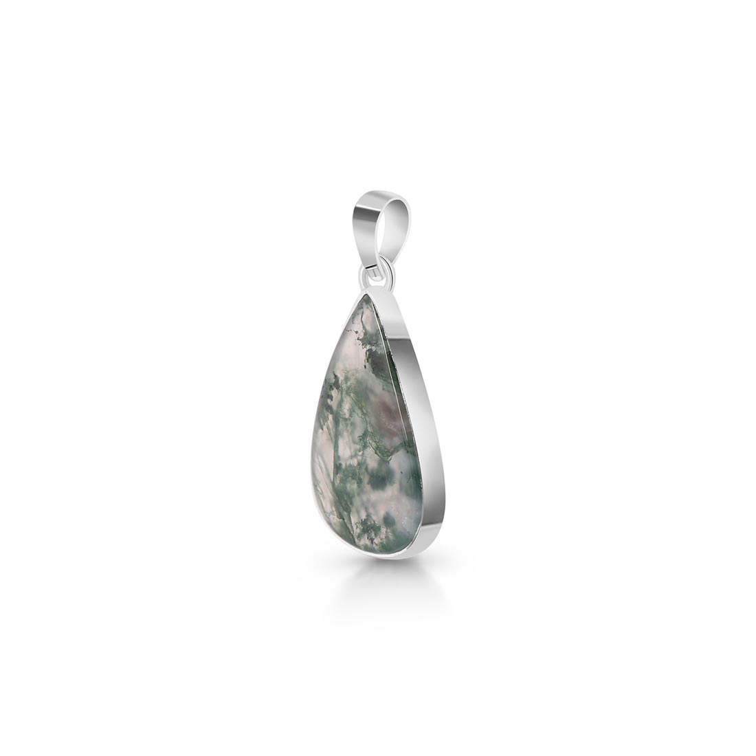 Premium Moss Agate Pendant - Ultimate Nature-Inspired Jewelry