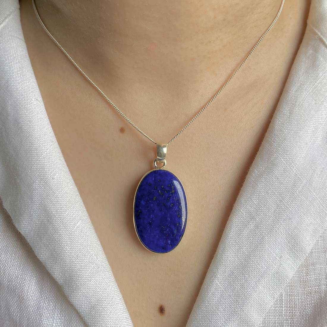 Premium Lapis Pendant - Ultimate Statement Jewelry (LLP-P-26)