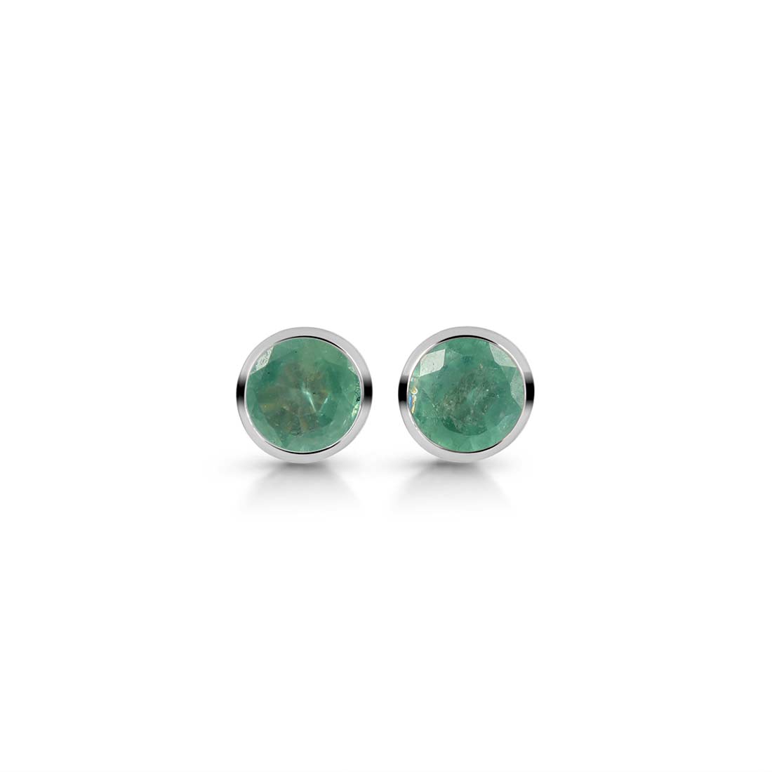 Premium Green Kyanite Stud Earrings - Ultimate Elegance (KYN-SE-1425-G)