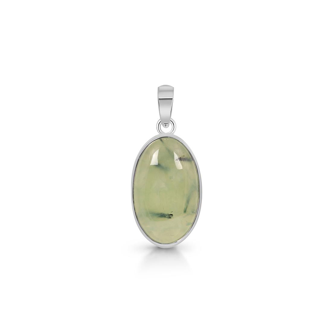 Premium Prehnite Pendant - Ultimate Elegance in Green (PRN-P-20)