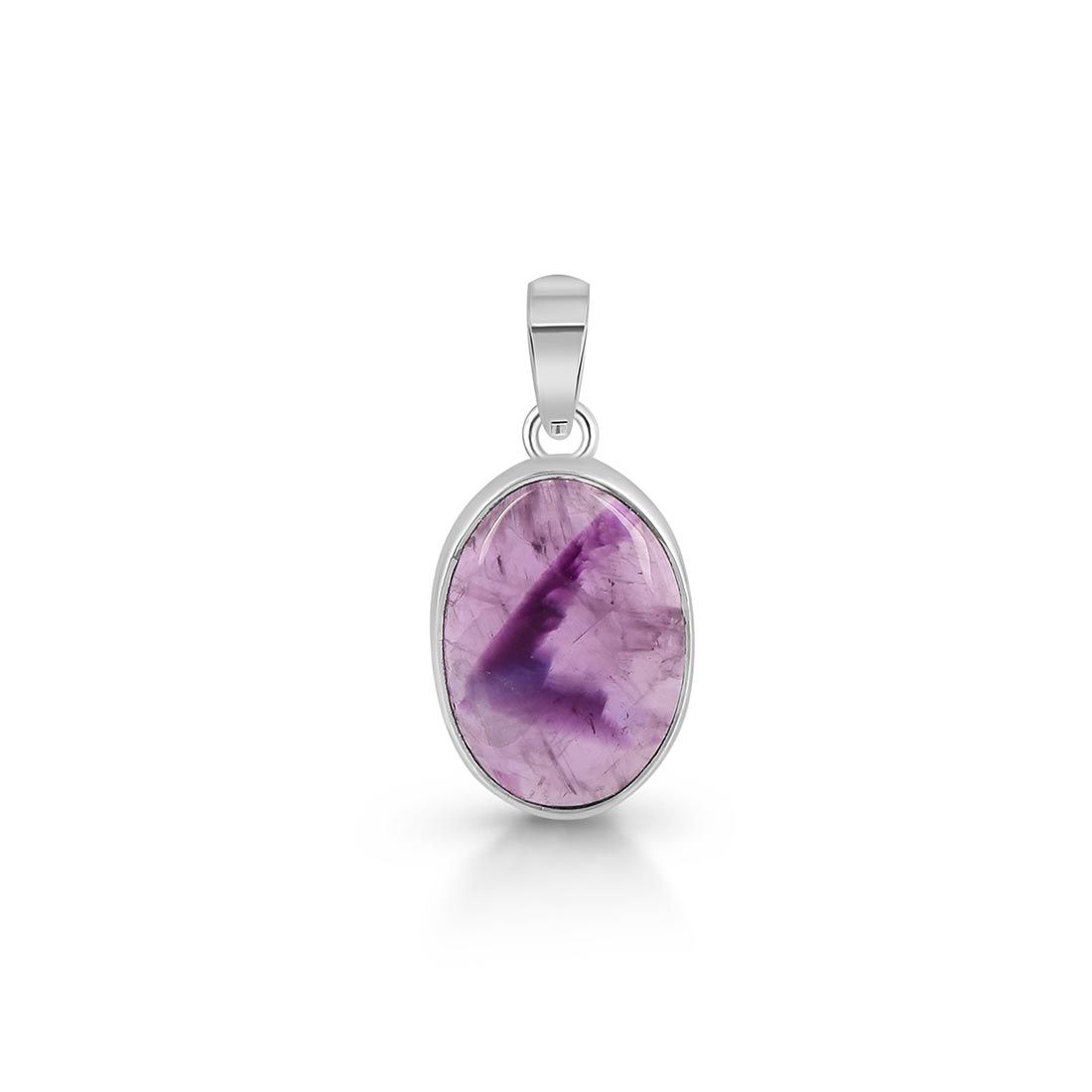 Premium Star Amethyst Pendant - Elegant 925 Sterling Silver Jewelry