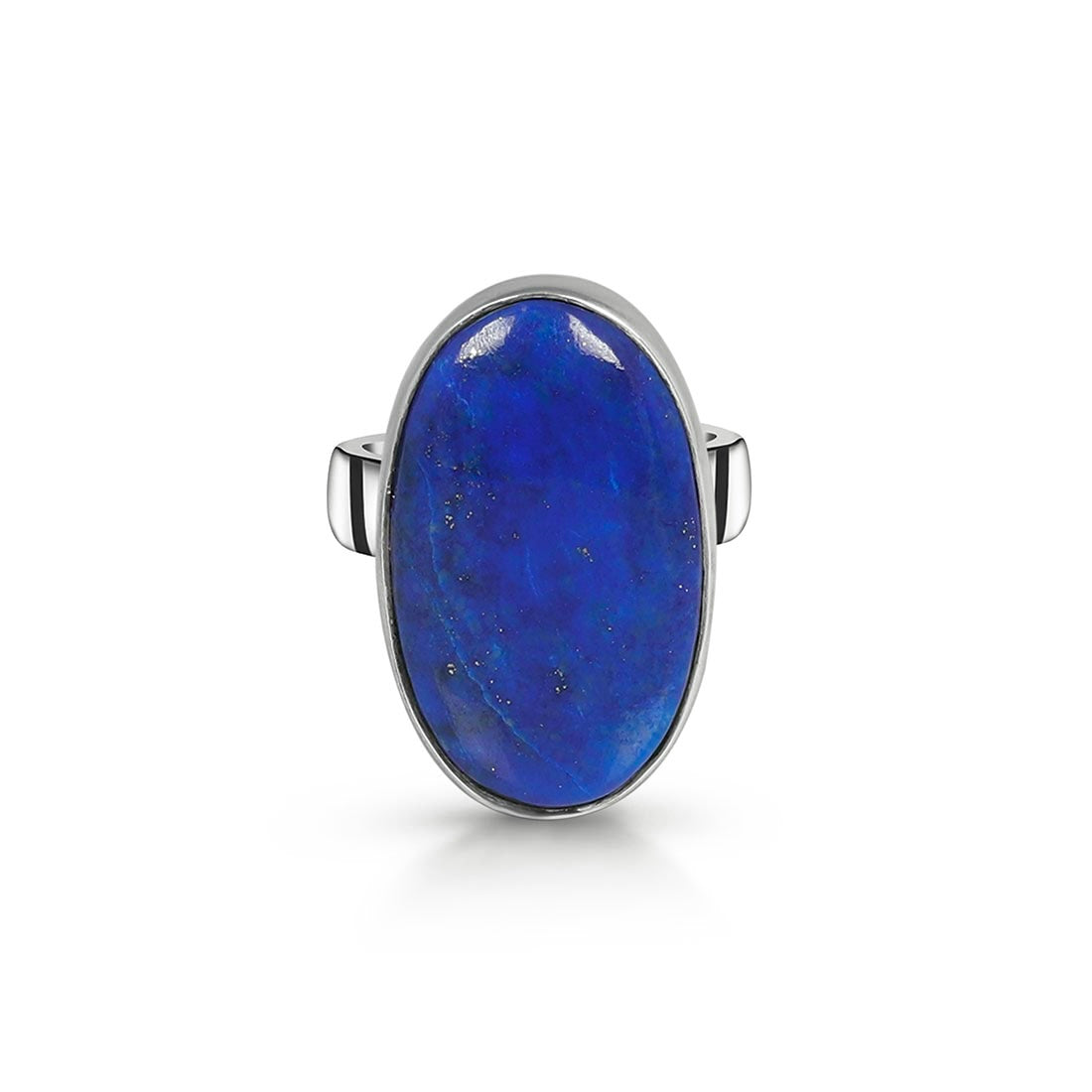 Premium Adjustable Lapis Ring - Elegant Blue Gemstone Jewelry