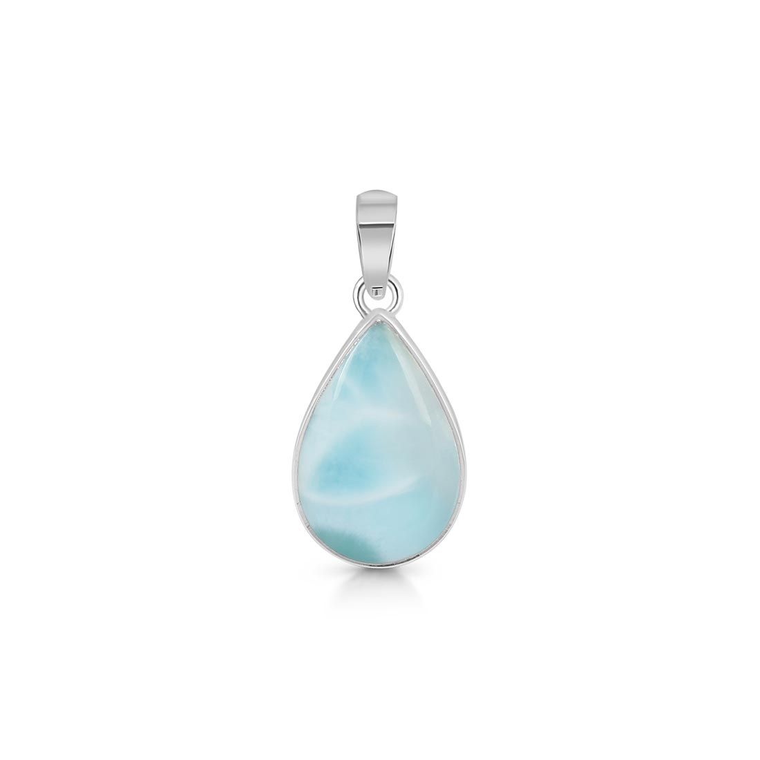 Premium Larimar Healing Pendant - LAR-P-18