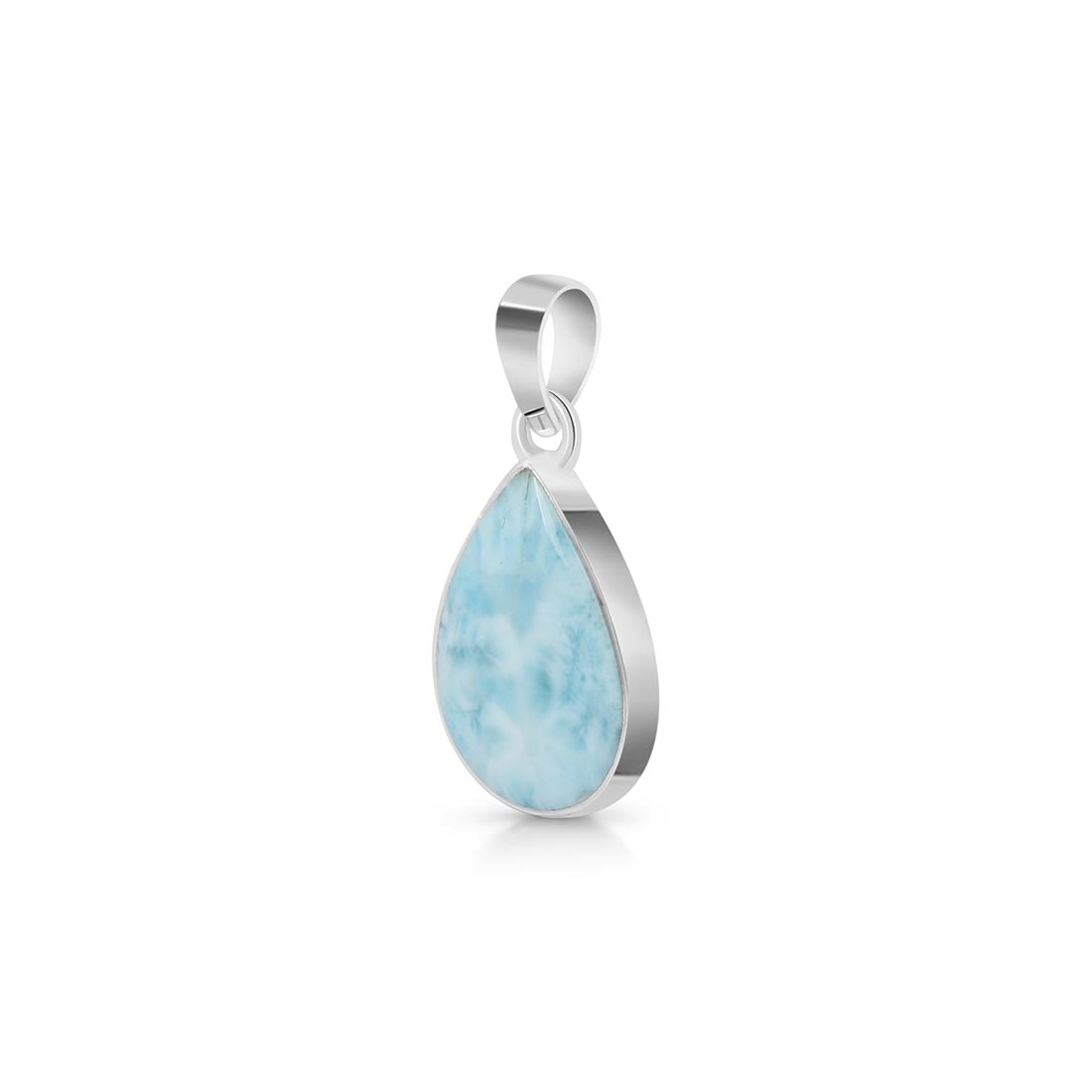 Premium Larimar Healing Pendant - Ultimate Blue Elegance