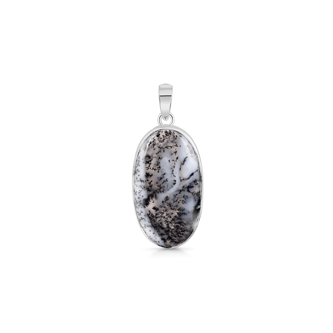 Premium Dendritic Agate Pendant - Ultimate Elegance (DDA-P-22)