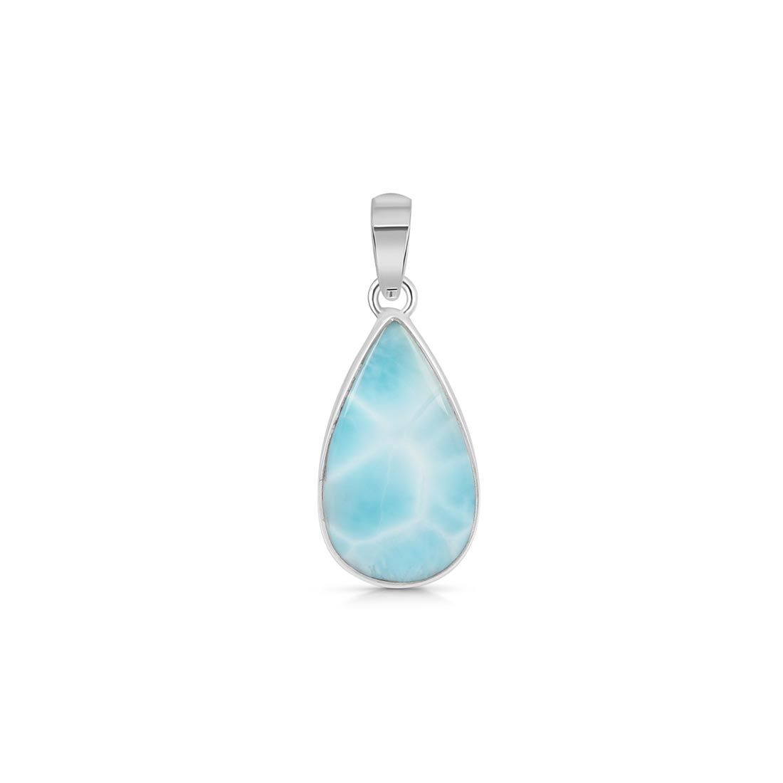 Premium Larimar Statement Pendant - Ultimate Healing Jewelry