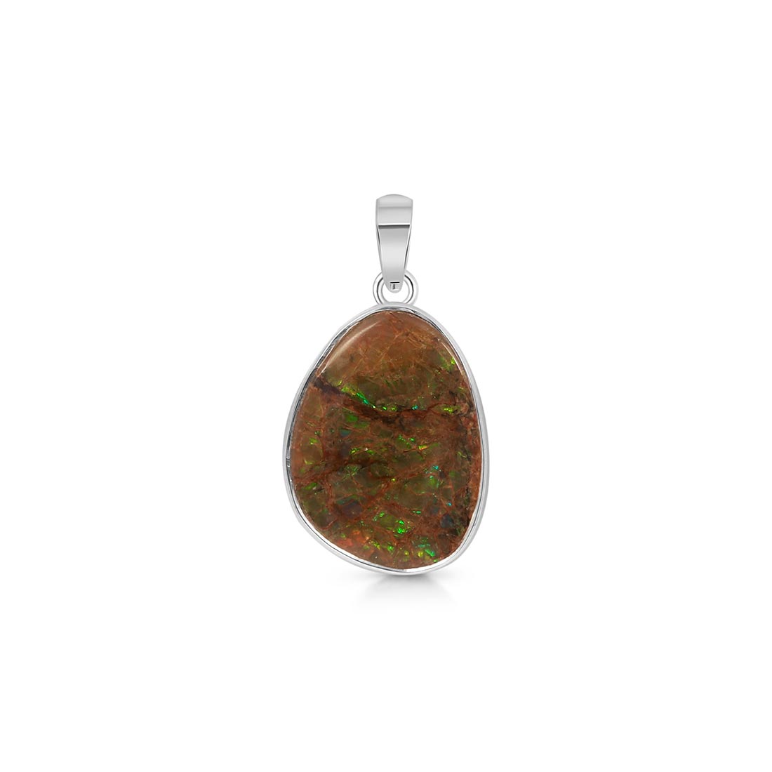 Premium Ammolite Statement Pendant - AML-P-26