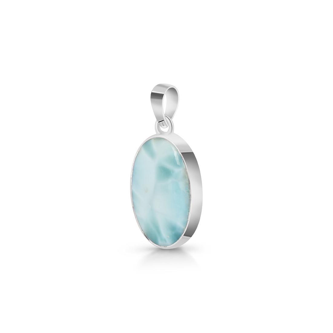 Premium Larimar Healing Pendant - LAR-P-5