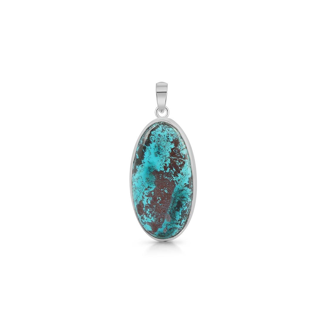 Premium Shattuckite Statement Pendant - STK-P-22