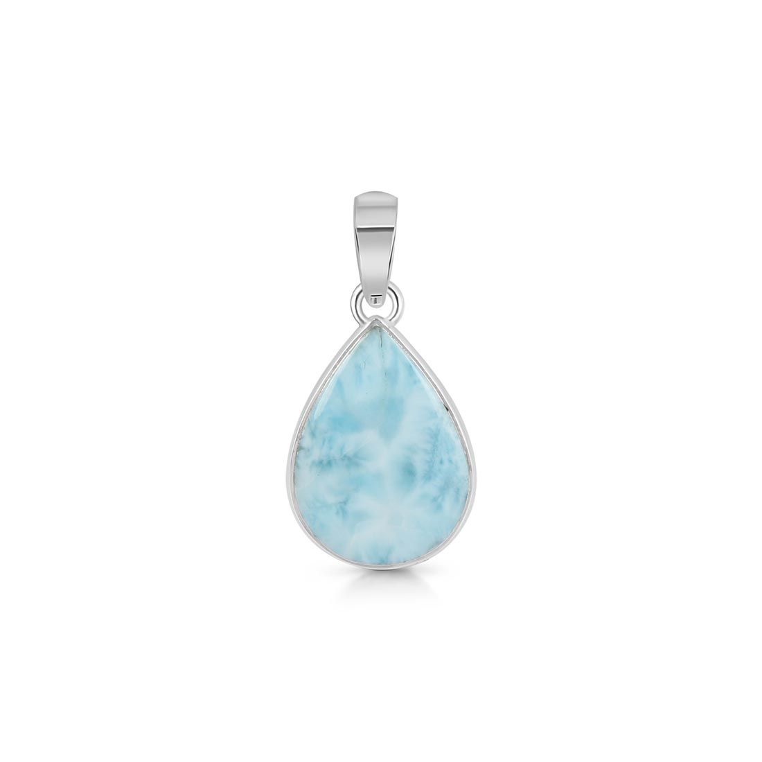 Premium Larimar Healing Pendant - Ultimate Blue Elegance