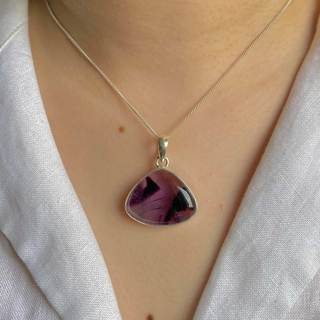 Premium Star Amethyst Pendant - Ultimate Elegance (STA-P-21)