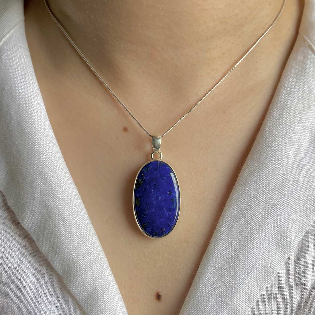 Premium Lapis Statement Pendant - LLP-P-22