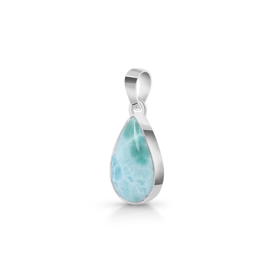 Premium Larimar Pendant - Ultimate Healing Jewelry (LAR-P-41)