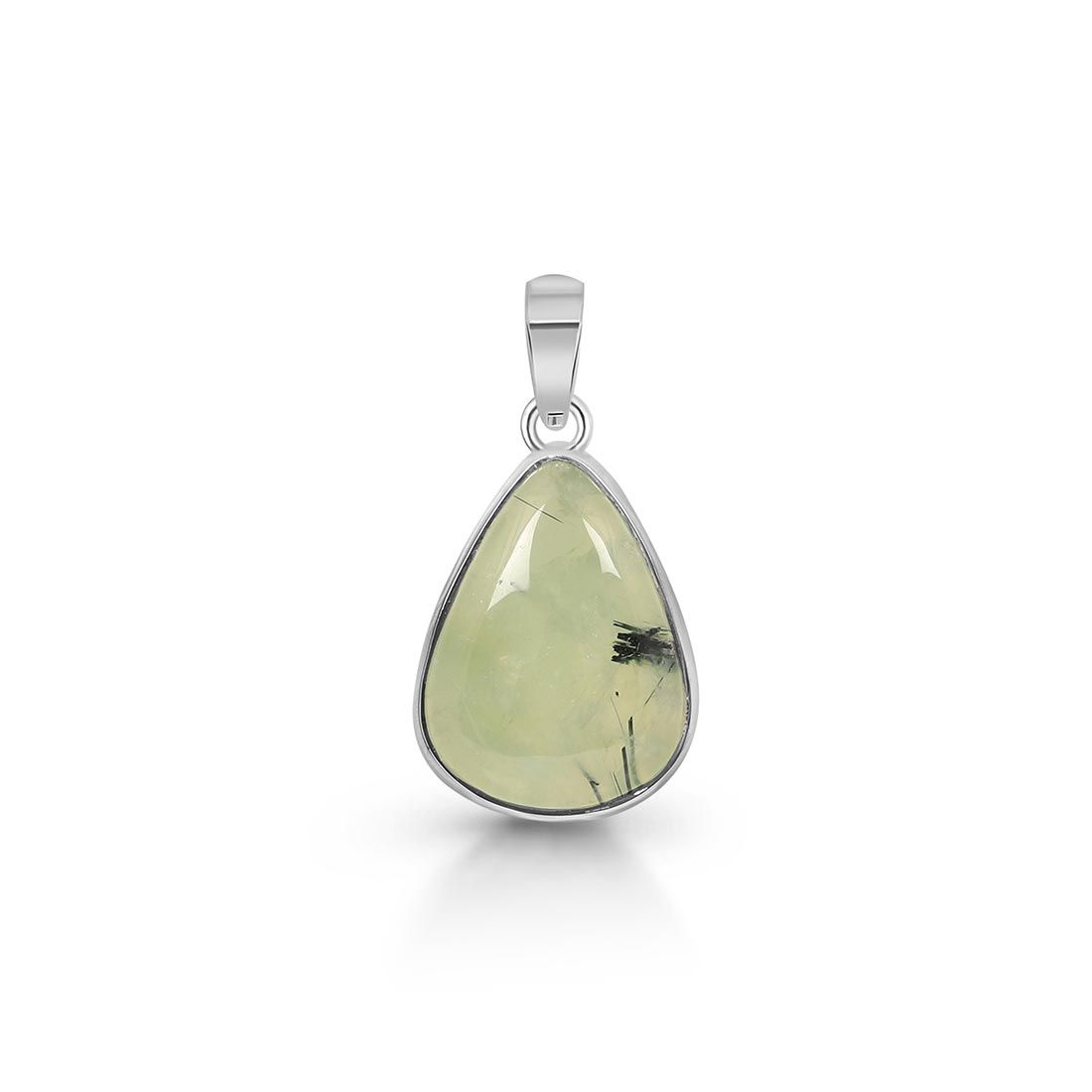 Premium Prehnite Pendant - Ultimate Statement Jewelry