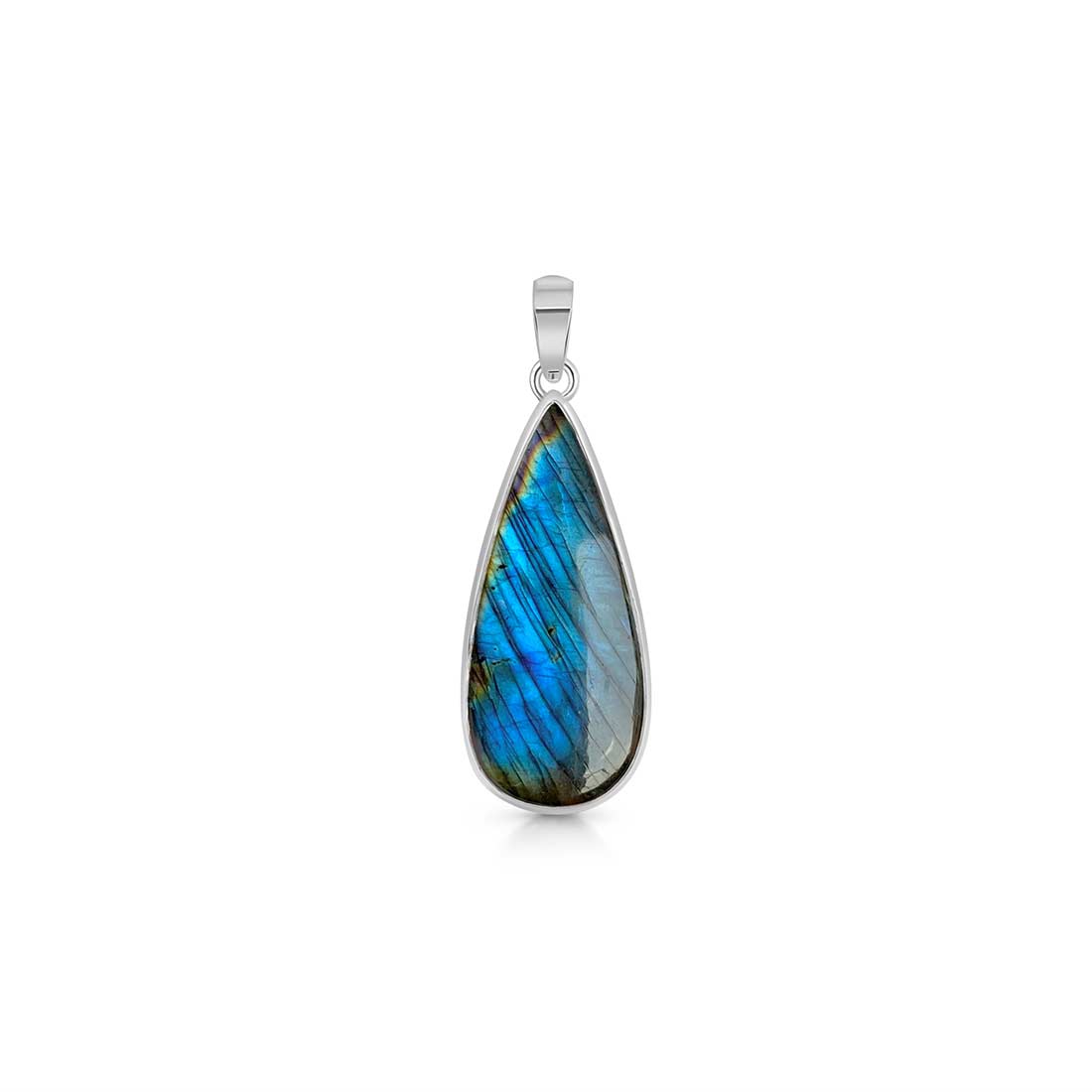 Premium Labradorite Pendant - Elegant Transformation Jewelry