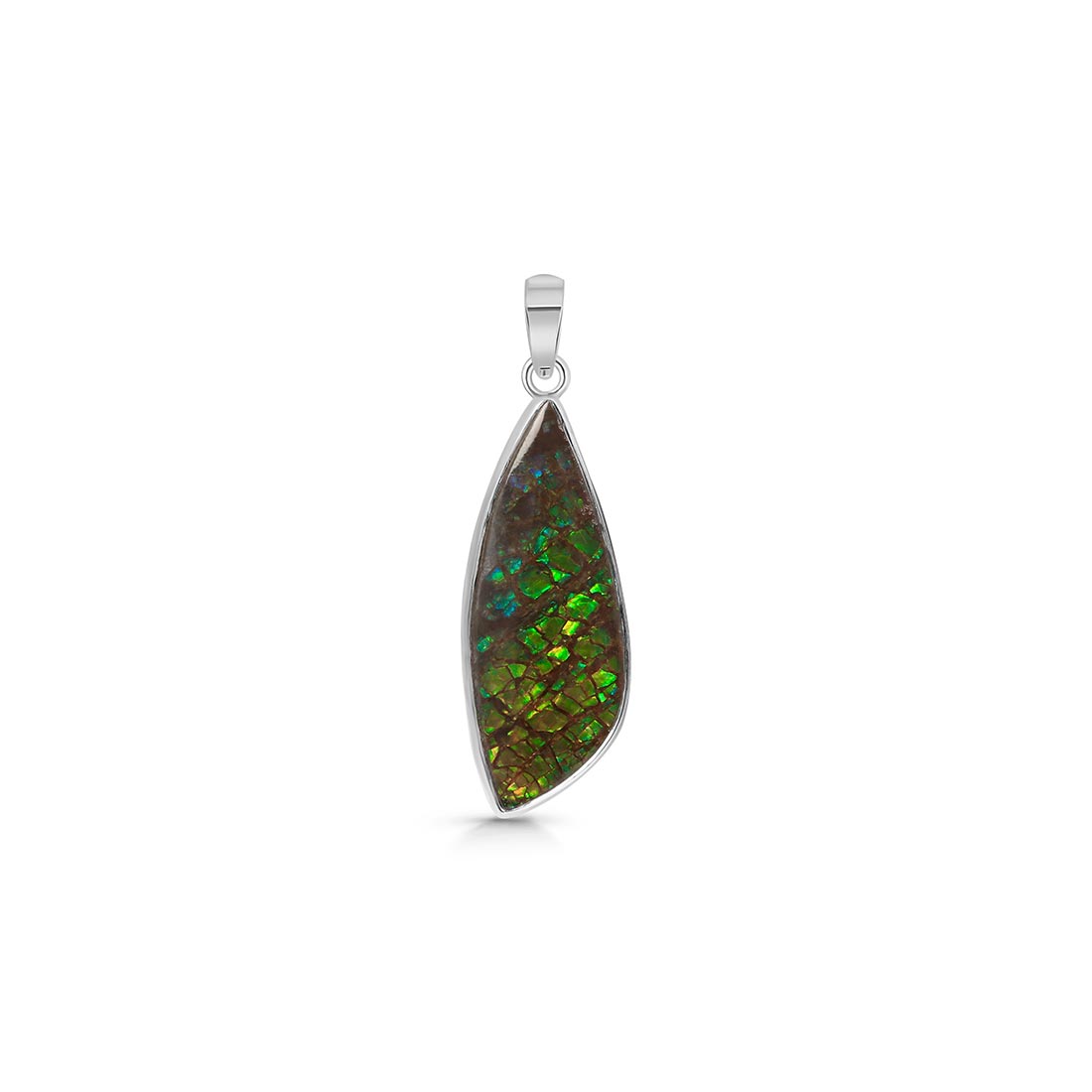 Premium Ammolite Statement Pendant - AML-P-20