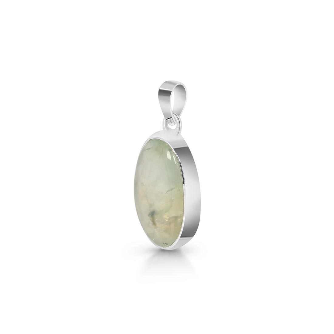 Premium Prehnite Pendant - Elegant Statement Jewelry