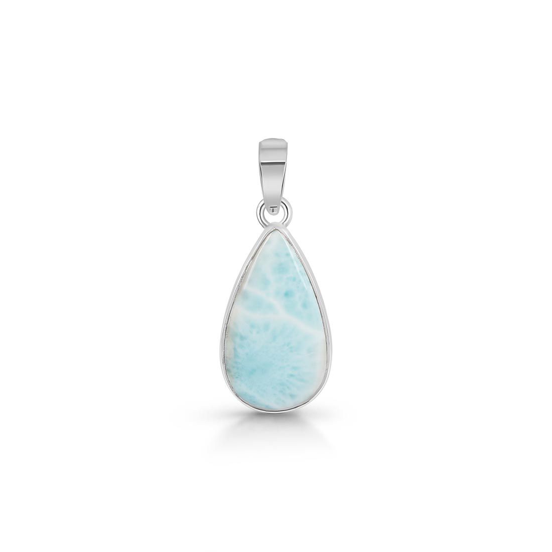 Premium Larimar Pendant - Ultimate Healing Jewelry (LAR-P-31)