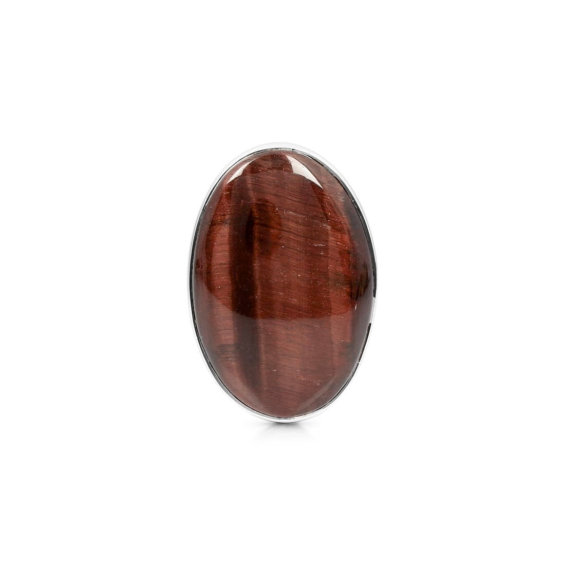 Premium Red Tiger Eye Adjustable Ring - Bold Statement Jewelry