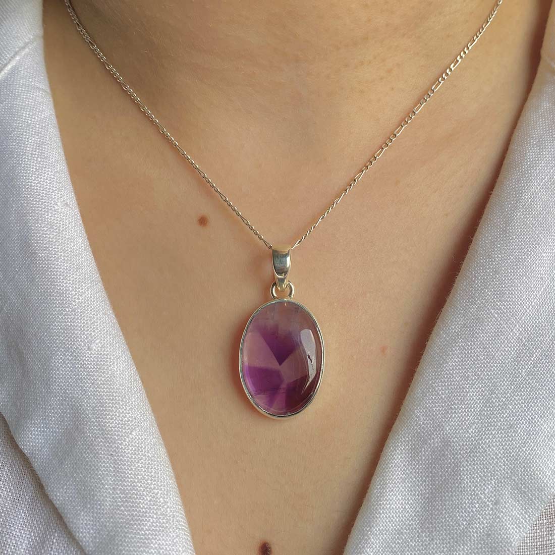 Premium Star Amethyst Pendant - Ultimate Elegance (STA-P-16)