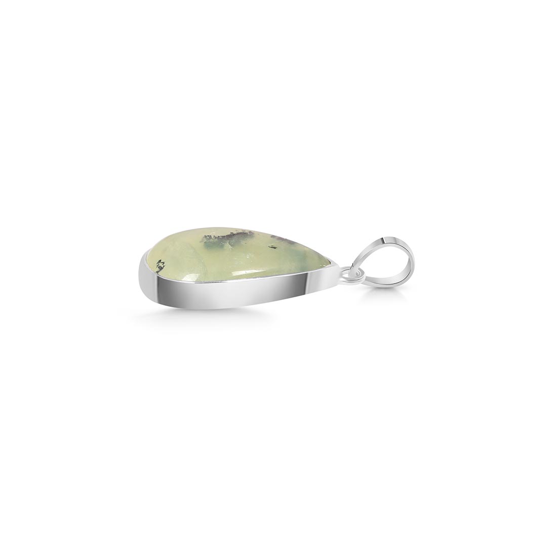 Premium Prehnite Pendant - PRN-P-26 | Ultimate Elegance in Green