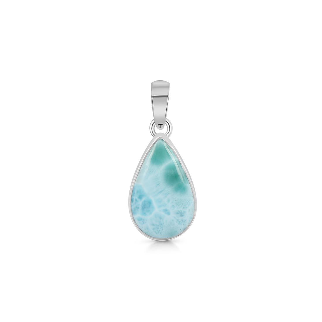 Premium Larimar Pendant - Ultimate Healing Jewelry (LAR-P-41)