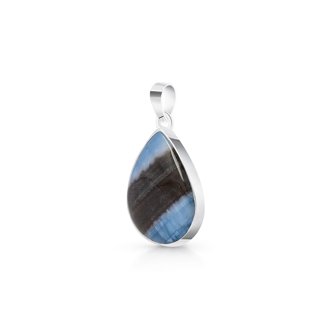 Premium Blue Opal Pendant - Elegant Statement Jewelry (BLO-P-8)