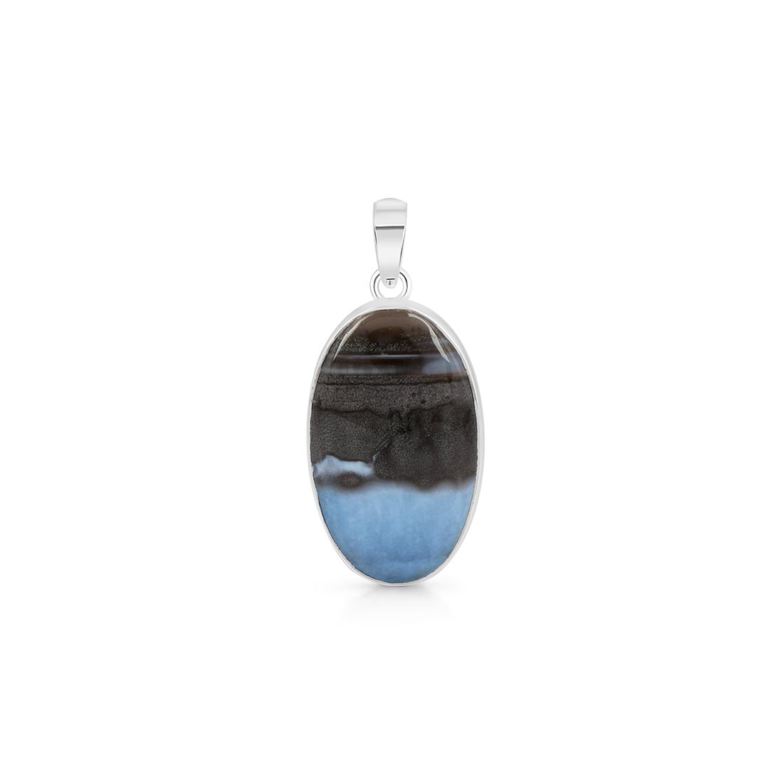 Premium Blue Opal Pendant - Ultimate Elegance (BLO-P-11)