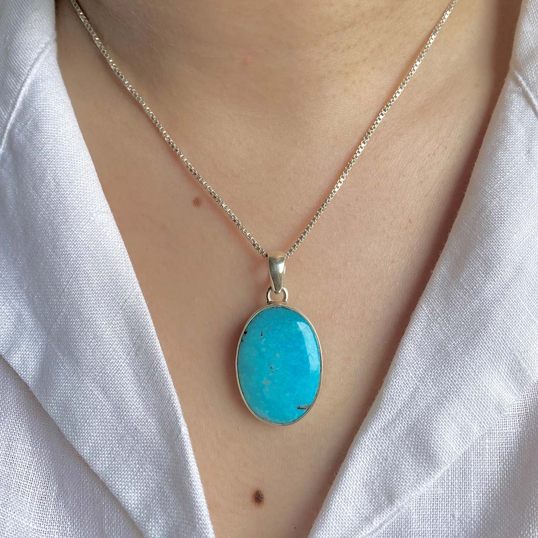 Premium Turquoise Statement Pendant - TRQ-P-11