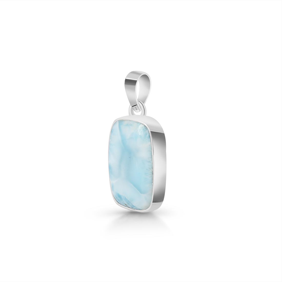 Premium Larimar Healing Pendant - LAR-P-29