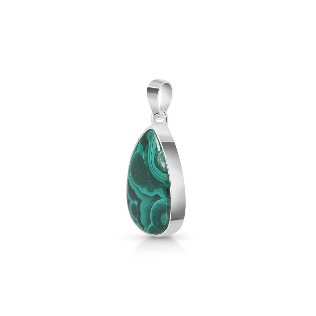 Premium Malachite Pendant - Ultimate Statement Jewelry (MLC-P-21)