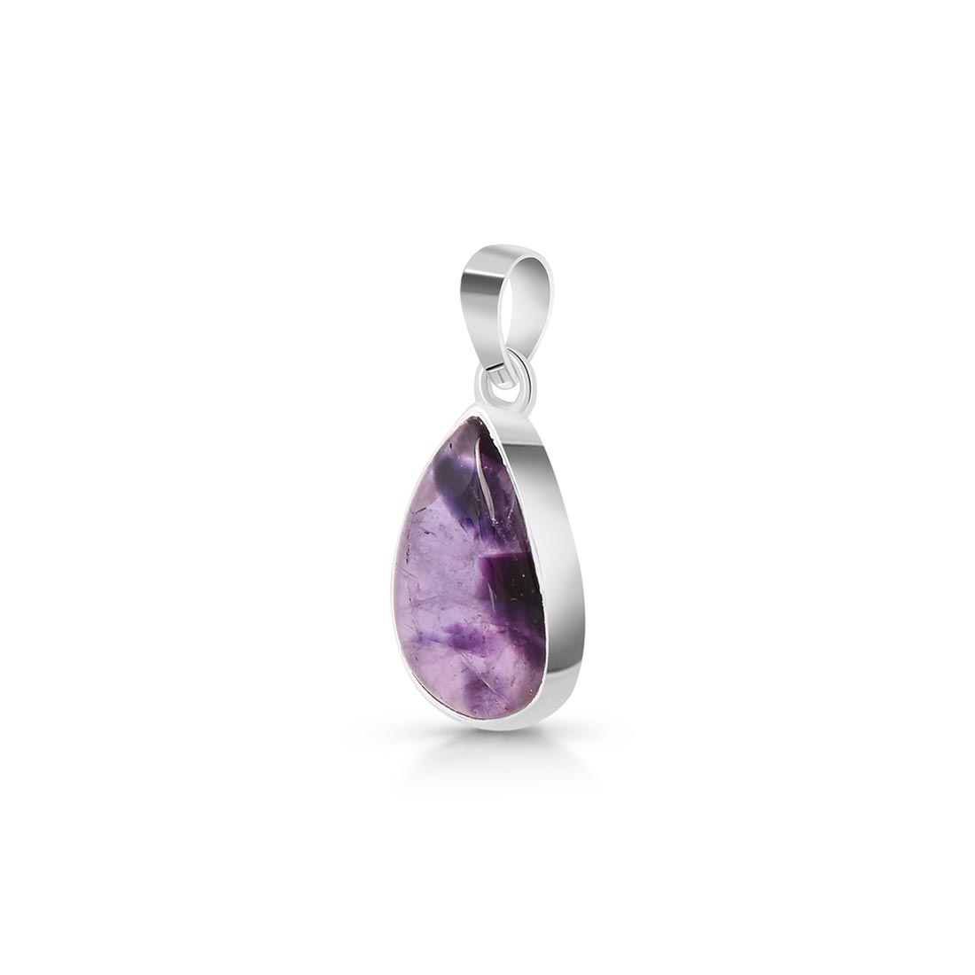 Premium Star Amethyst Pendant - Elegant 925 Sterling Silver Jewelry