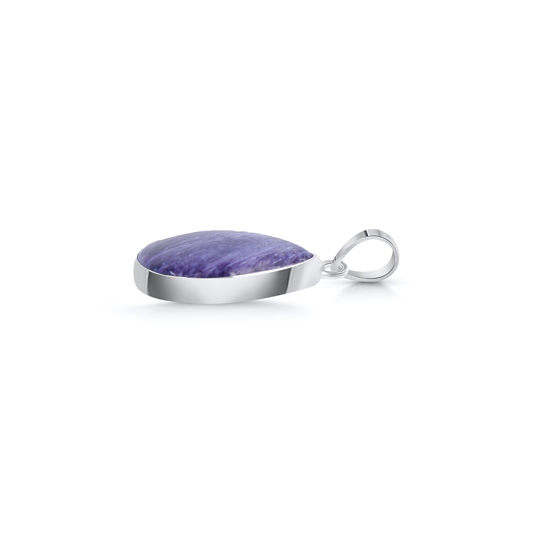 Premium Charoite Statement Pendant - CHR-P-35