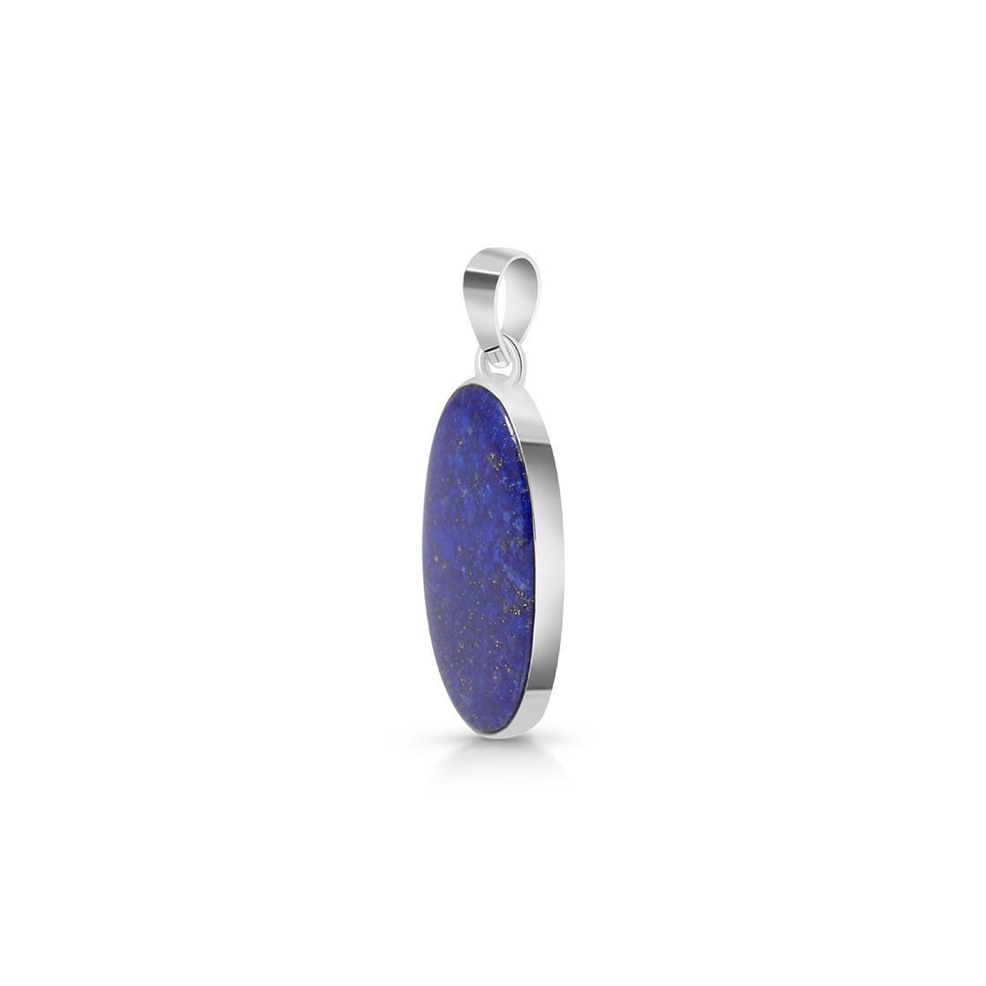 Premium Lapis Statement Pendant - Elegant 925 Sterling Silver (LLP-P-18)