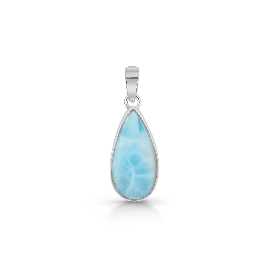 Premium Larimar Healing Pendant - LAR-P-15