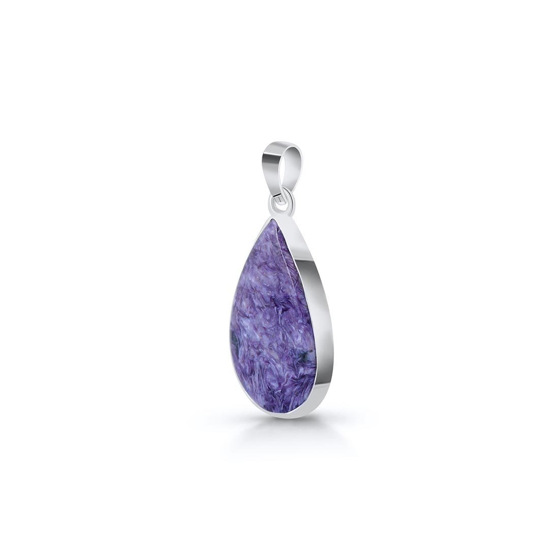 Premium Charoite Pendant - CHR-P-33 | Sagacia Jewelry