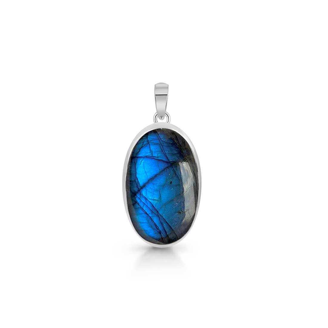 Premium Labradorite Statement Pendant - LBD-P-30